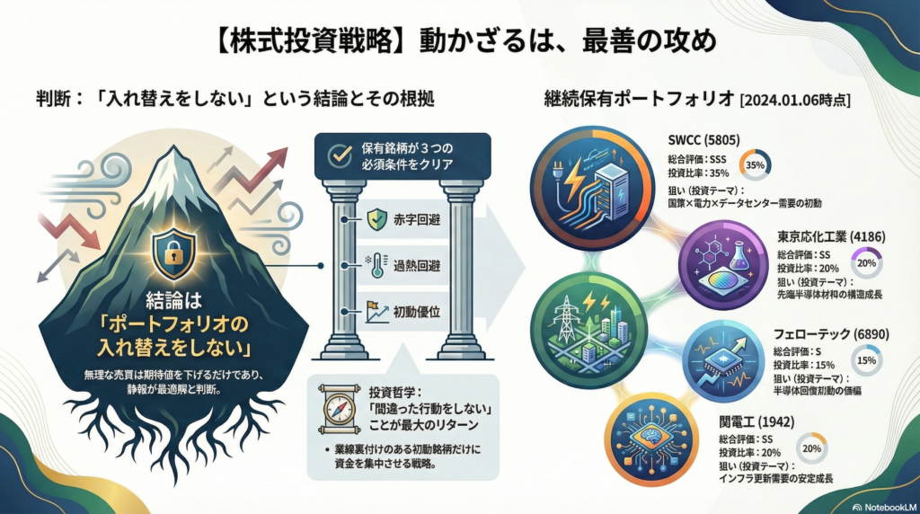 【01/06寄前】GPT SIDE銘柄入れ替え｜国策×半導体の初動だけを取りに行く